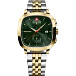 Wenger Vintage Classic Chrono Ø 39.5mm Bicolor / Grün