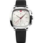 Wenger Vintage Classic Chrono Ø 39.5mm Schwarz / Silbrig