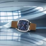 Wenger Vintage Classic Ø 37mm Braun / Silbrig & Blau - 01.1921.106