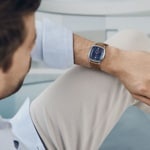 Wenger Vintage Classic Ø 37mm Braun / Silbrig & Blau - 01.1921.106