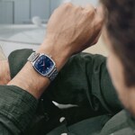 Wenger Vintage Classic Ø 37mm Silbrig / Blau - 01.1921.103