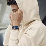 Wenger Vintage Sport Ø 37mm Blau / Silbrig  - 01.1921.109