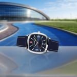 Wenger Vintage Sport Ø 37mm Blau / Silbrig  - 01.1921.109