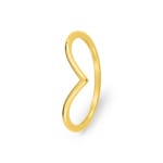 Wishbone Ring 375/9 K Gelbgold