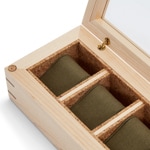 Wolf 1834 Analog Shift Flatiron II 5 Piece Watch Box maple  - 710211