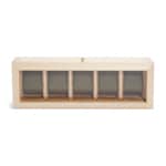 Wolf 1834 Analog Shift Flatiron II 5 Piece Watch Box maple  - 710211