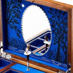 Wolf 1834 Ballet Musical Jewellery Box Swan Lake Walnut Wood - 190106