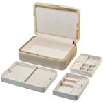 Wolf 1834 Bella Boîte à Bijoux Moyenne Beige - 781053