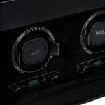 Wolf 1834 British Racing Double Watch Winder with Storage Black - 792202