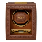 Wolf 1834 Brogue Single Watch Winder Burnished Brown - 440106