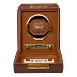Wolf 1834 Brogue Single Watch Winder Burnished Brown - 440106