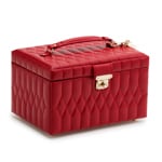 Wolf 1834 Caroline Medium Jewellery Case Red