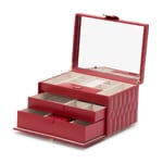Wolf 1834 Caroline Schmuckbox Medium Rot - 329772