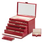 Wolf 1834 Caroline Extra Large Jewellery Case Red - 329572