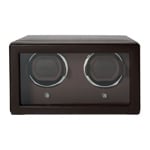 Wolf 1834 Cub Double Watch Winder with Cover Brown