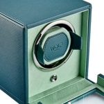 Wolf 1834 Cub Single Watch Winder Seltzer Teal/Mint - 461140