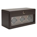 Wolf 1834 Earth Triple Watch Winder Coffee