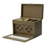 Wolf 1834 Earth Double Watch Winder Olive - 190441