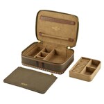 Wolf 1834 Ida Travel Zip Jewellery Case Khaki - 190042