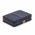 Wolf 1834 Maria Large Zip Jewellery Case Blue