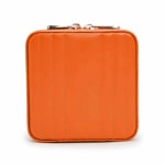 Wolf 1834 Maria Large Zip Jewellery Case Orange - 766239