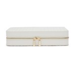 Wolf 1834 Maria Large Zip Jewellery Case White - 766153