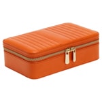 Wolf 1834 Maria Medium Zip Jewellery Case Orange