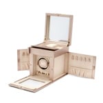 Wolf 1834 Palermo Single Watch Winder with Storage Rose Gold - 213716