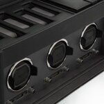 Wolf 1834 Viceroy Triple Watch Winder with Storage Black  - 456302