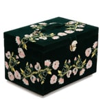 Wolf 1834 Zoe Large Jewellery Box Green
