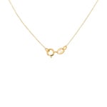Y-Collier 750/18 K Gelbgold mit Kreuz - KE-0019001-GG