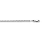 Bracelet palmier or gris 750/18 ct 2.5mm 19cm