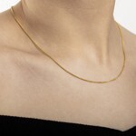 Zopfkette 750/18 K Gelbgold 1.1mm - 1135.04194