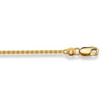 Zopfkette 750/18 K Gelbgold 1.6mm