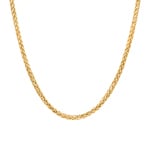 Zopfkette 750/18 K Gelbgold 3.4mm