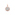 0.50ct Diamond Halo Pendant 750/18 K Rose Gold - AN-69227-RG
