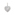 1.01 carats diamants pendentif cœur or gris 750/18 ct - AN-69284-WG