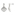1.10ct Diamond Stud Earrings 750/18 K White Gold - OR-27428-WG