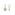 1.60ct Diamond Drop Earrings 750/18 K Rose Gold - OR-12077-RG