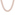 12mm Prong Cuban Link Curb Chain Rose Gold plated with Cubic Zirconia - KE0002WT-R-12MM
