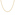 3.3mm Collier corde or jaune 750/18 ct semi-massif - KE-3360-GG