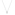 Collier or gris 750/18 ct avec zircone solitaire Ø 5mm - 58SA42GZ-42