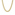 8mm Chaîne Cuban Link plaqué or jaune avec zircones - KE0027-G-8MM