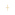 Pendant 750/18 K Yellow Gold 14 x 21mm, Cross - P35.1