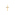 Pendant 750/18 K Yellow Gold 14x24mm, Cross - 74165