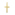 Pendentif or jaune 750/18 ct 17x30mm, Croix - 7411.2