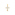 Pendentif or jaune 750/18 ct 22 x 14mm, Croix avec zircones - HC29GG