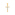 Pendentif or jaune 750/18 ct 59 x 27 mm, Croix avec Jésus - AN-1624-GG