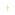 Pendant 750/18 K Yellow Gold, Cross - 1158.02421/0002