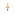 Pendentif or jaune 750/18 ct, Croix - 1158.02777/0001